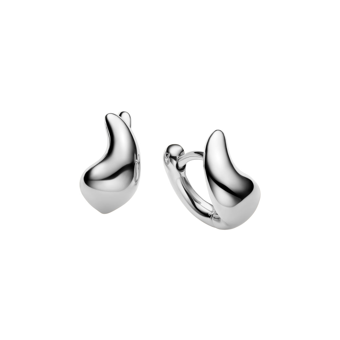 Maria Black Sagene Taril Huggie Silver PAIR