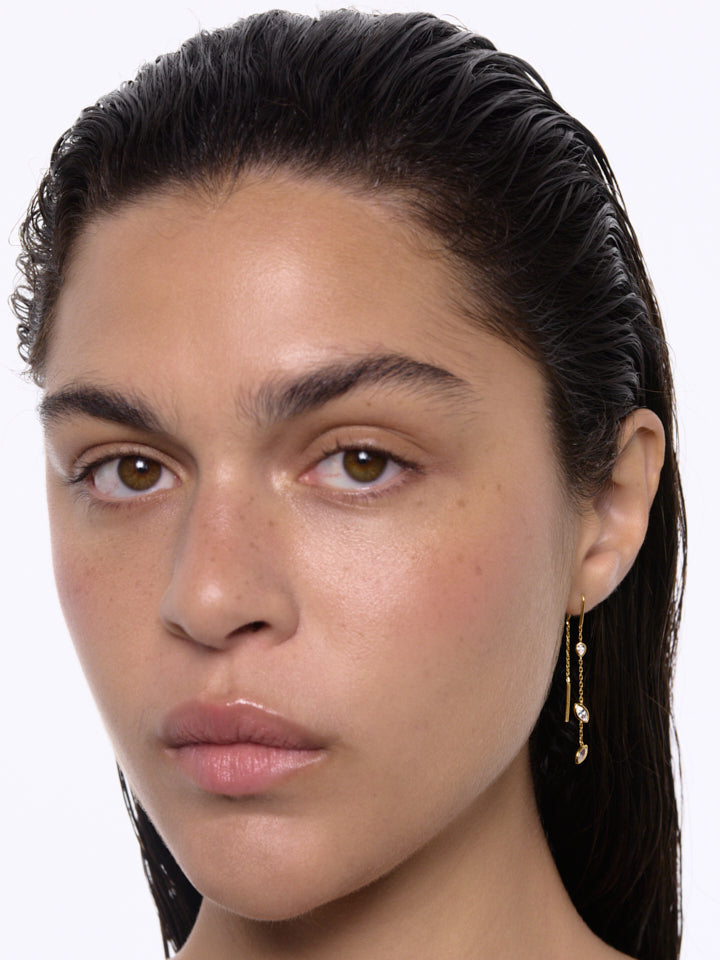 Maria Black Swift Earrings 02 Gold - PAIR