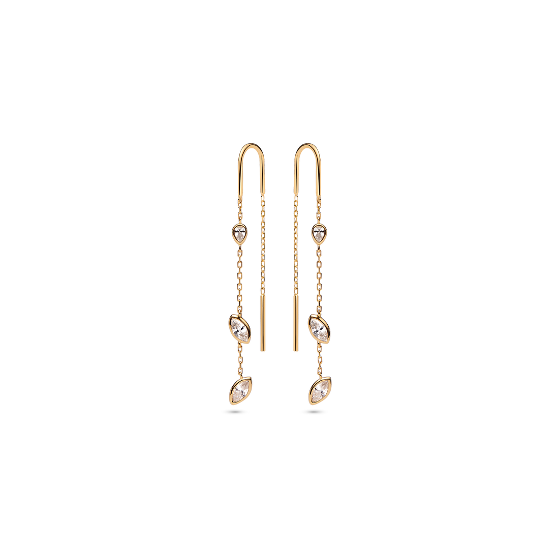 Maria Black Swift Earrings 02 Gold - PAIR