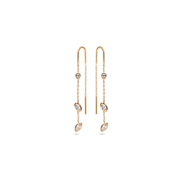 Maria Black Swift Earrings 02 Gold - PAIR