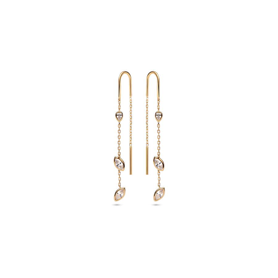 Maria Black Swift Earrings 02 Gold - PAIR