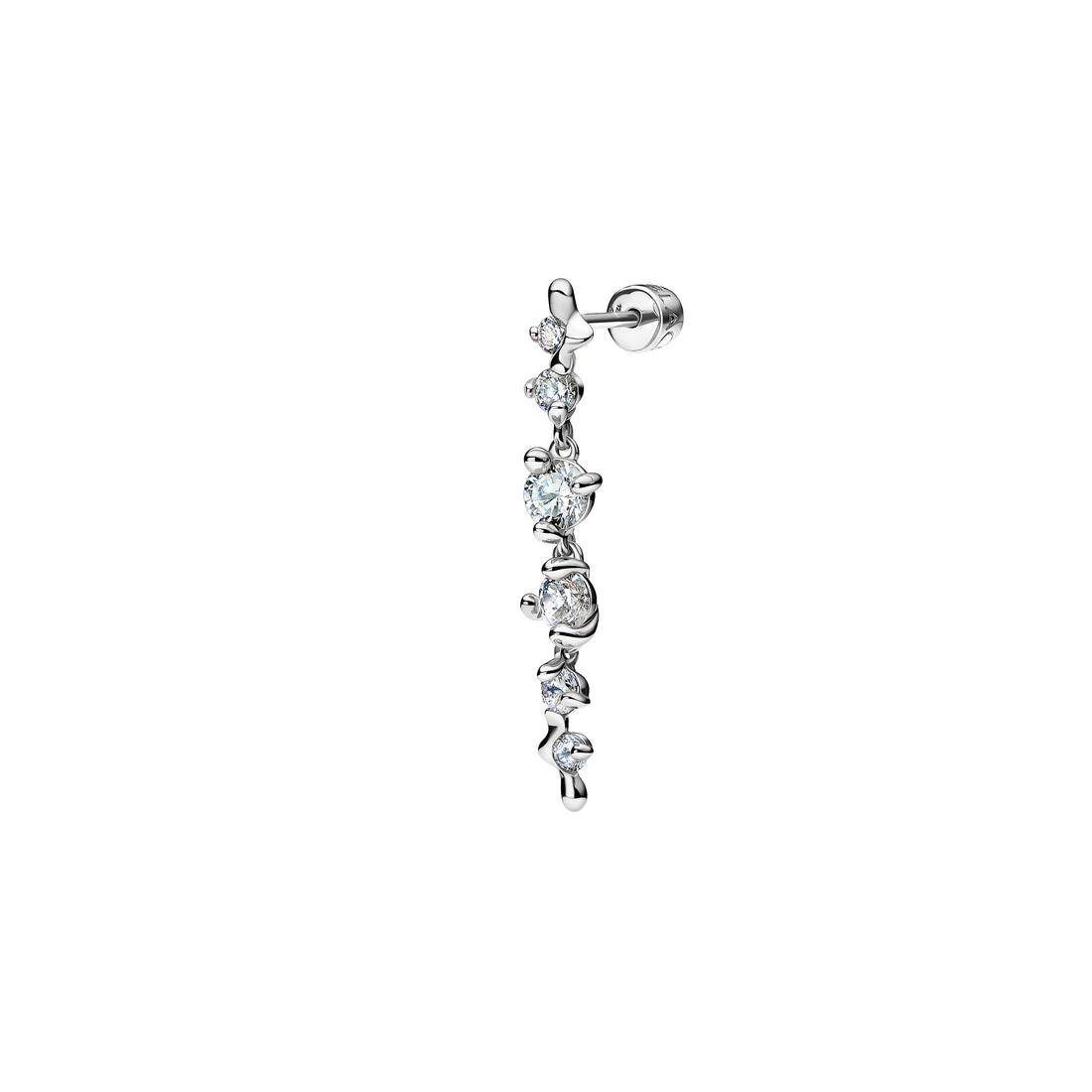Maria Black Arctic Medium Earring Silver Styck
