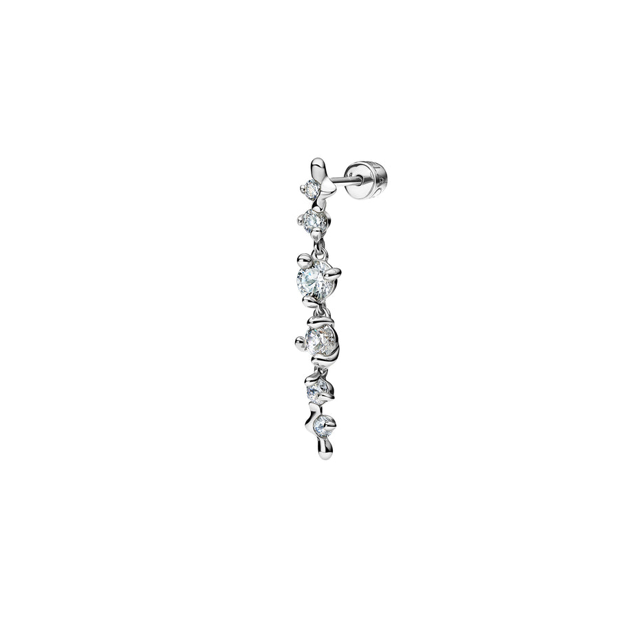 Maria Black Arctic Medium Earring Silver Styck