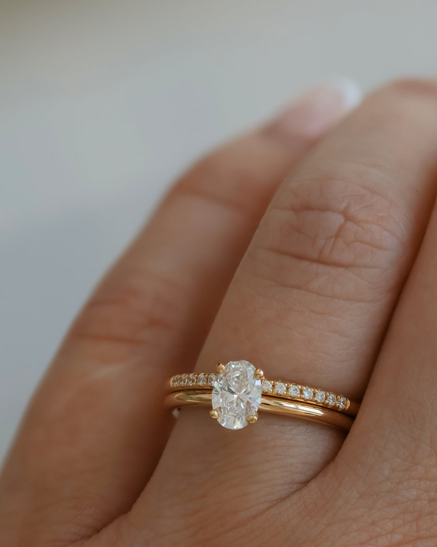 Ernst Forssell Collectées Claire Oval Cut 0,60 ct Förlovningsring