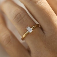 Ernst Forssell Collectées Ella Emerald Cut 0,30 ct Förlovningsring