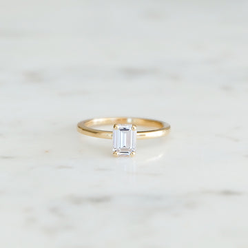 Ernst Forssell Collectées Ella Emerald Cut 1,00 ct Förlovningsring