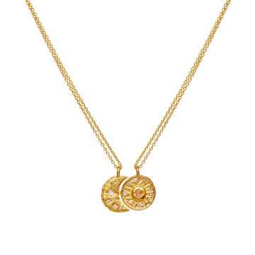     Friendship-necklace-gold-maanesten