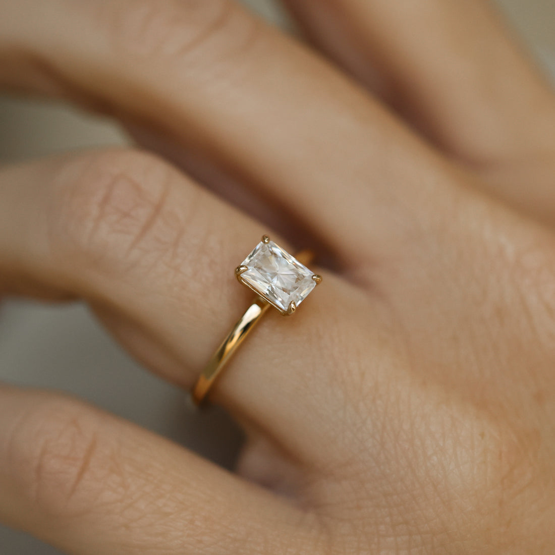 Ernst Forssell Collectées Kate Radiant Cut 1,00 ct Förlovningsring