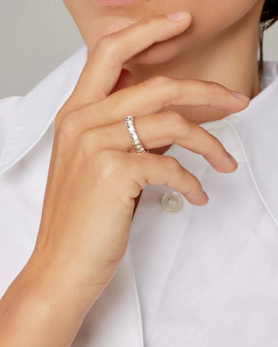 Drakenberg Sjölin Les Roches Drop Ring Silver