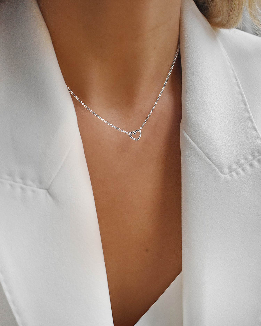 Drakenberg Sjölin Love Vibe Drop Necklace Silver