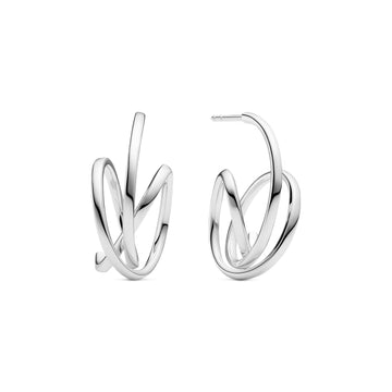 Sif Jakobs Spirale Pianura Piccolo Earrings Silver