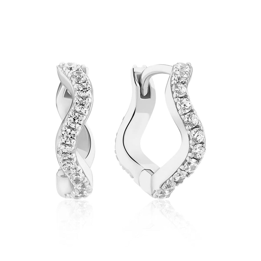 Sif Jakobs Ellera Waves Medio Earrings Silver