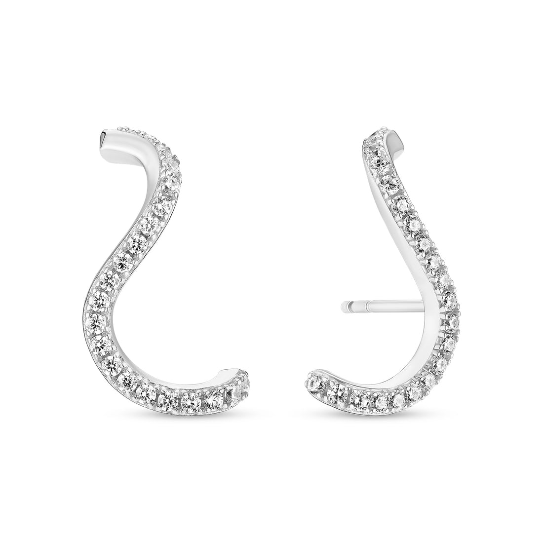 Sif Jakobs Ellera Waves Earrings Silver