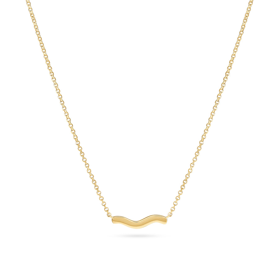 Sif Jakobs Ellera Waves Pianura Necklace Guld