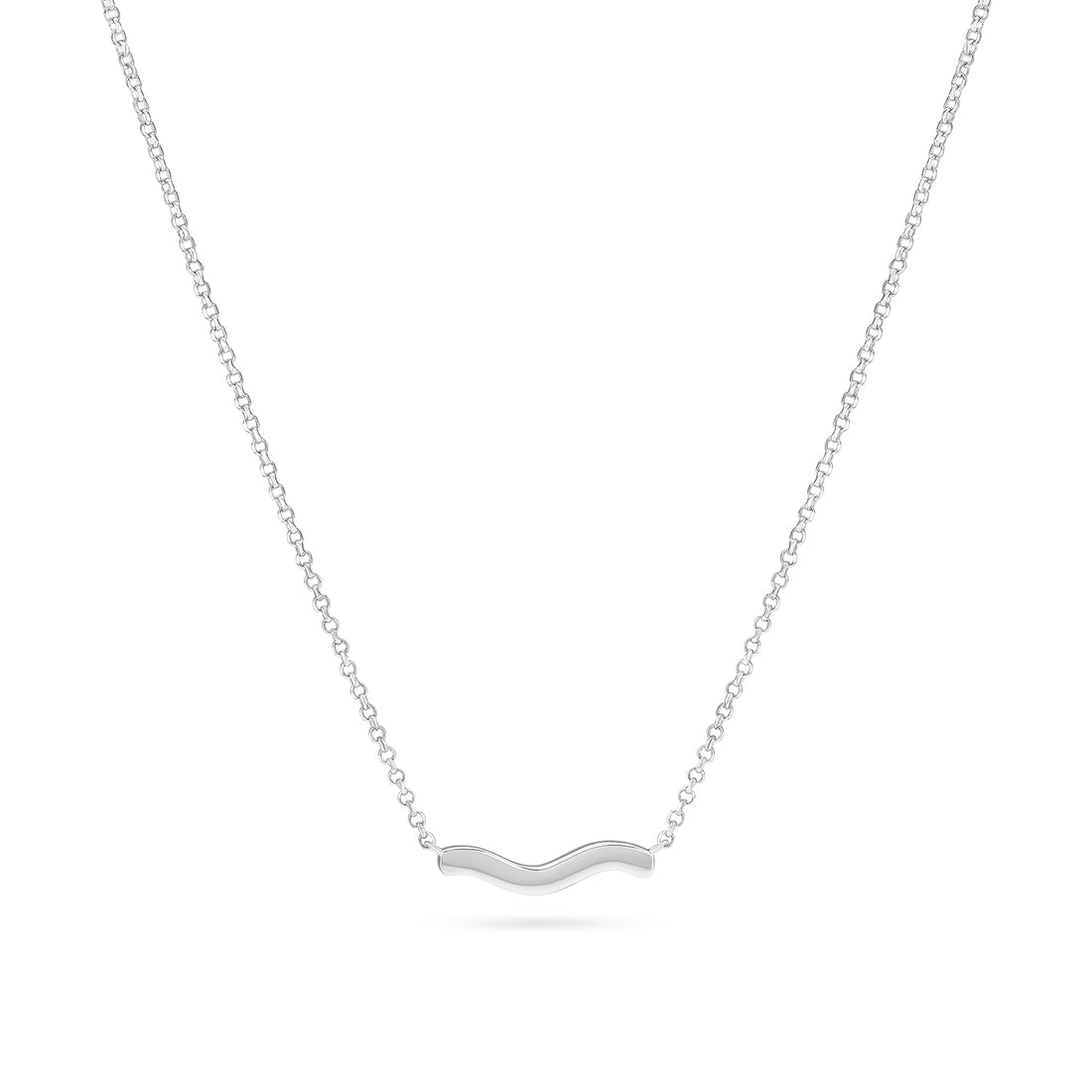 Sif Jakobs Ellera Waves Pianura Necklace Silver