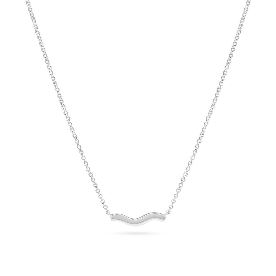 Sif Jakobs Ellera Waves Pianura Necklace Silver