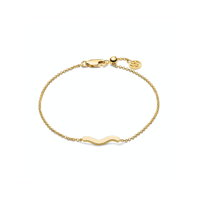 Sif Jakobs Ellera Waves Pianura Bracelet Guld