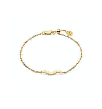 Sif Jakobs Ellera Waves Pianura Bracelet Guld