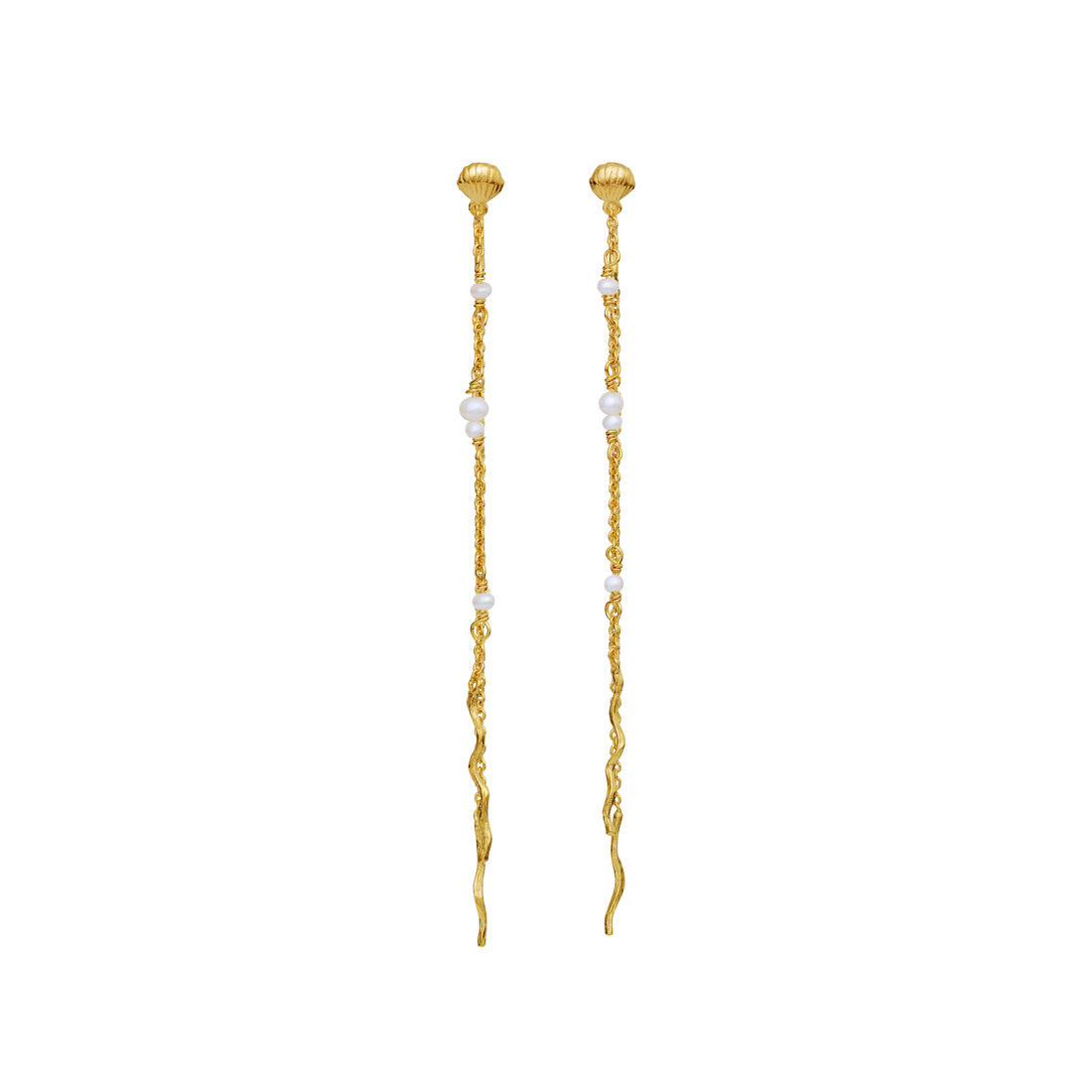 Maanesten Sirena Earrings - Gold