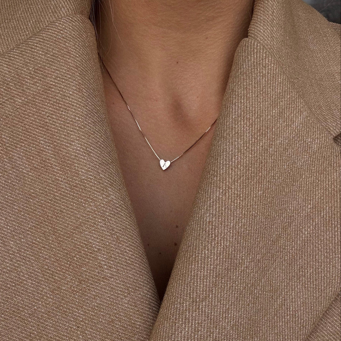 Handritat Hjärta till halsband
