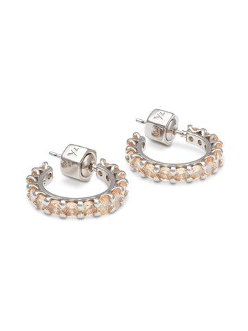 Ylva Li Julien Earrings Light Champagne