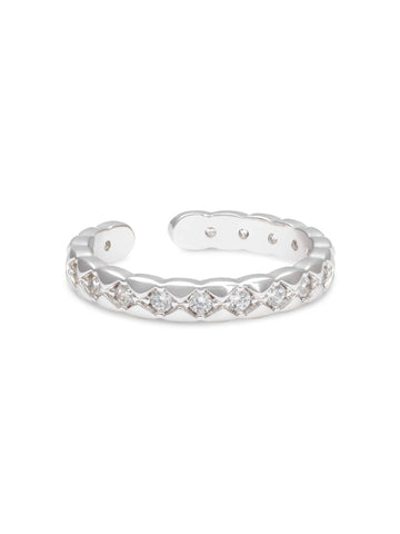 Ylva Li Mademoiselle Ring Crystal (Silver)