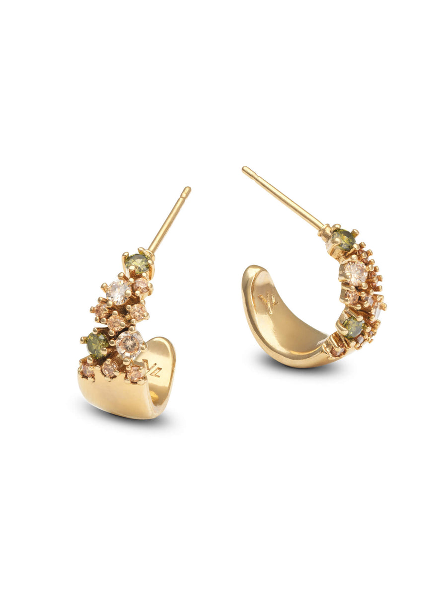 Ylva Li Petite Meadow Earrings Peridot