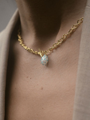 Maria Black Juno Necklace 43 Gold