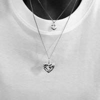 Emma Israelsson Love Filled Heart Necklace Silver