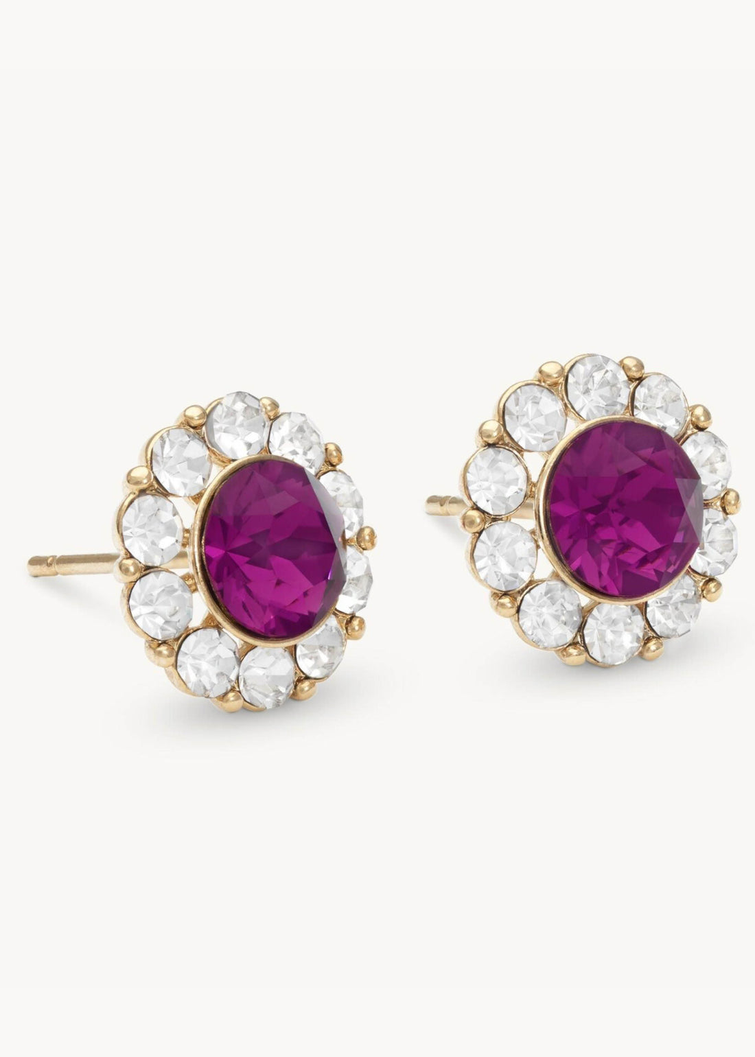 Lily and Rose Miss Sofia Earrings - Amethyst (Gold)
