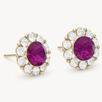 Lily and Rose Miss Sofia Earrings - Amethyst (Gold)