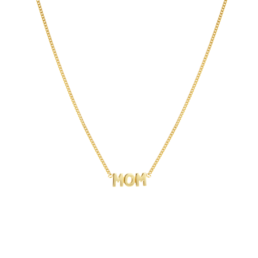 Maria Black Mom Necklace 43 Gold