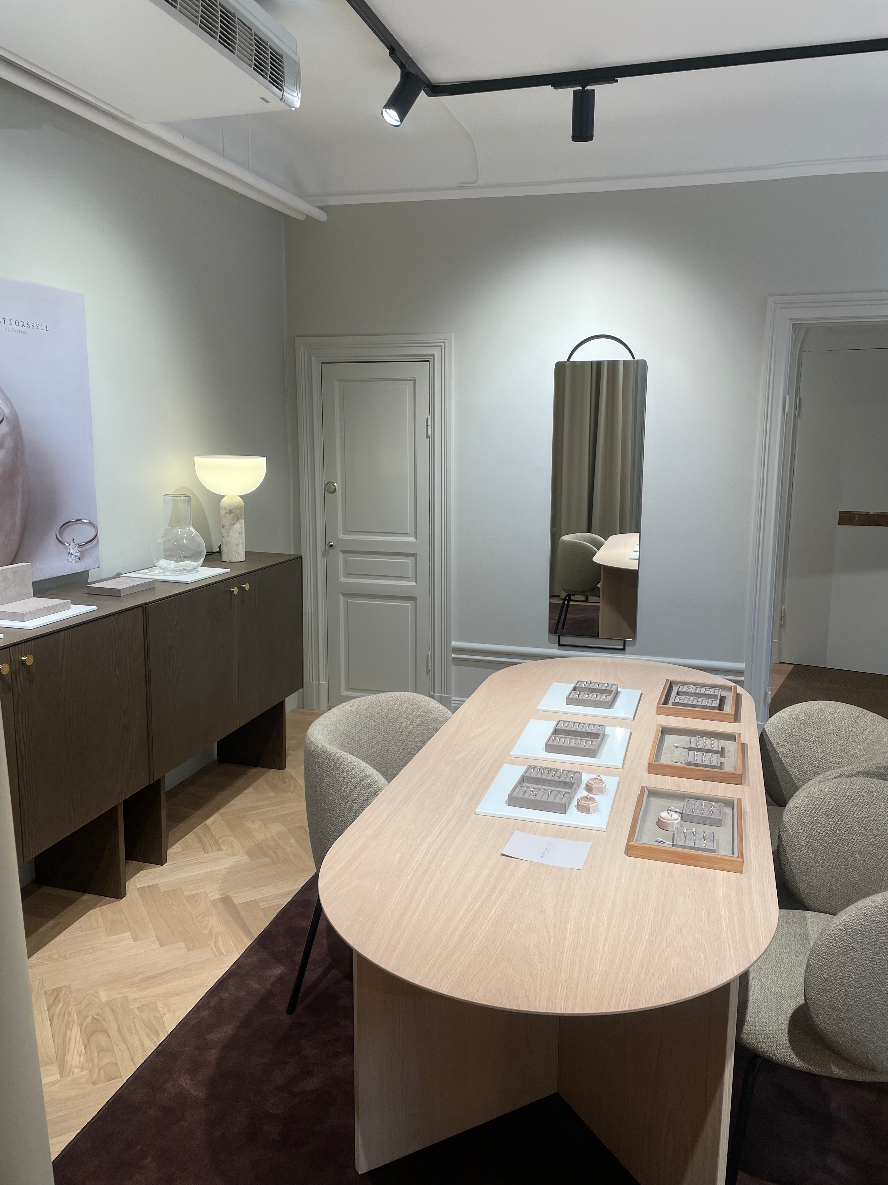 Ernst Forssell Collectées Showroom Stockholm Grev Turegatan 18