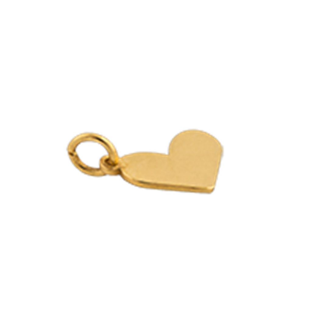 CU Jewellery Letters heart gold
