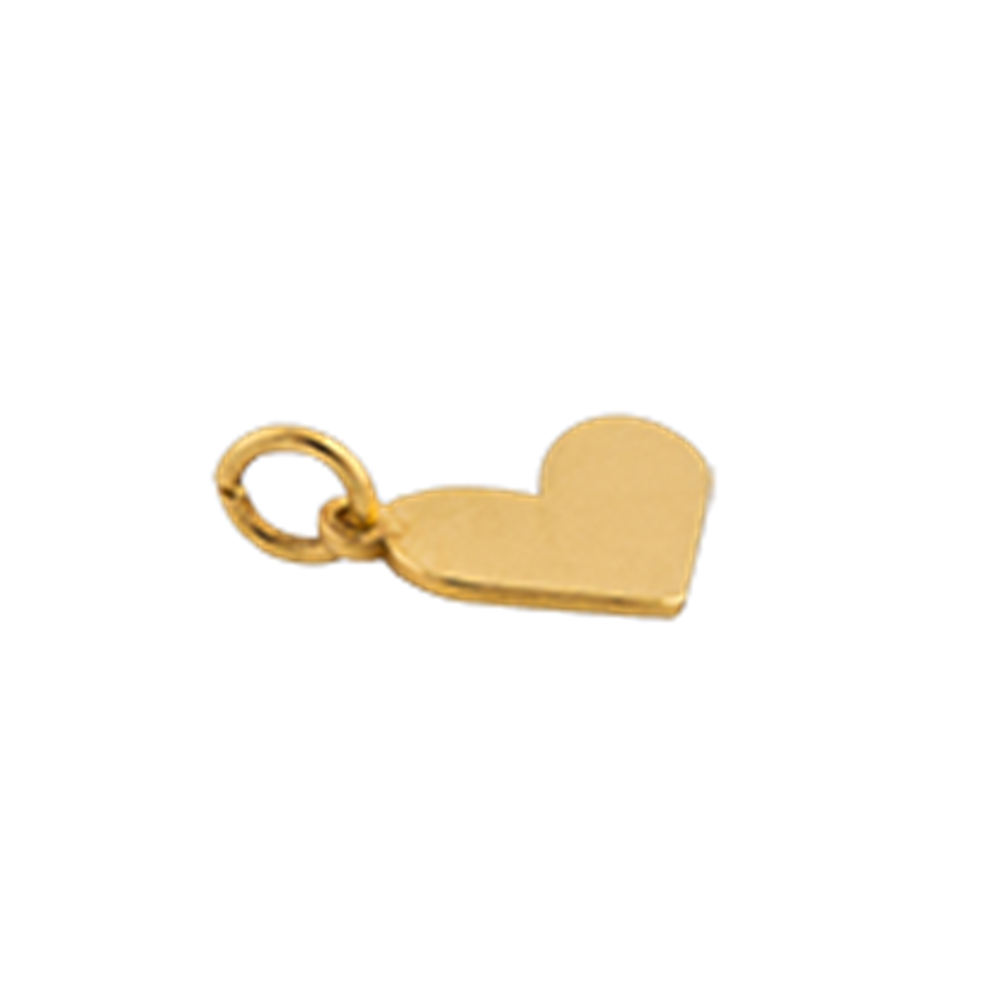 CU Jewellery Letters heart gold