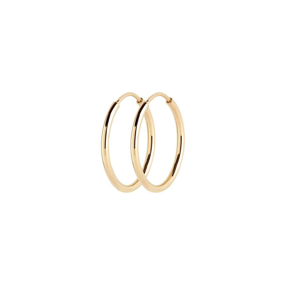 Maria Black Senorita 25 Hoop Yellow Gold