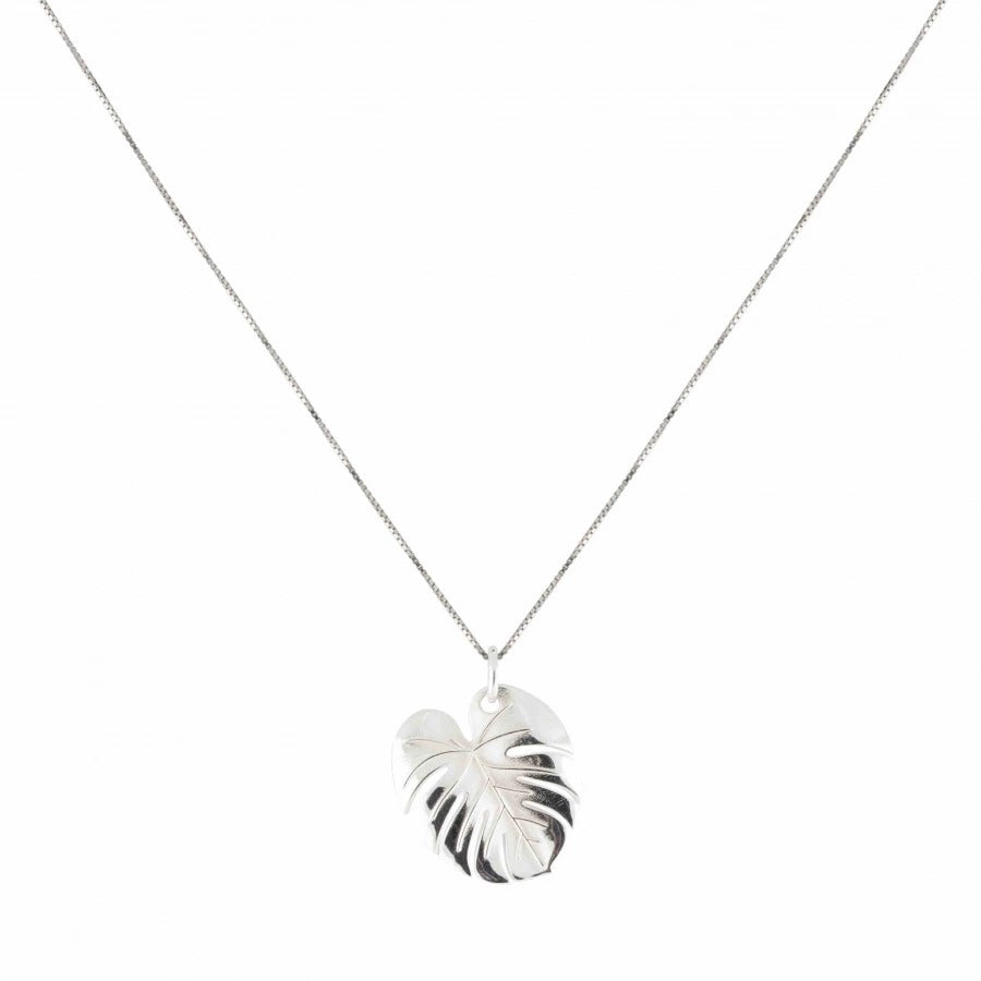 Emma Israelsson Palm Leaf Necklace Silver