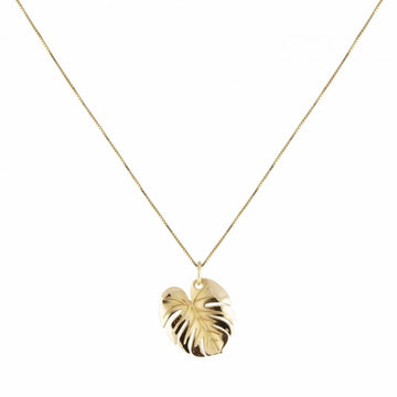 Emma Israelsson Palm Leaf Necklace Gold