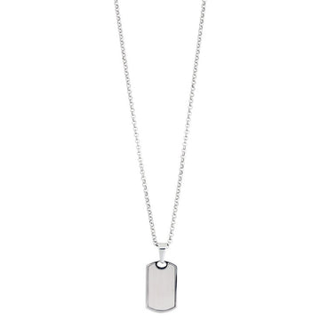 by Billgren Stålhalsband - Graverbart Hänge