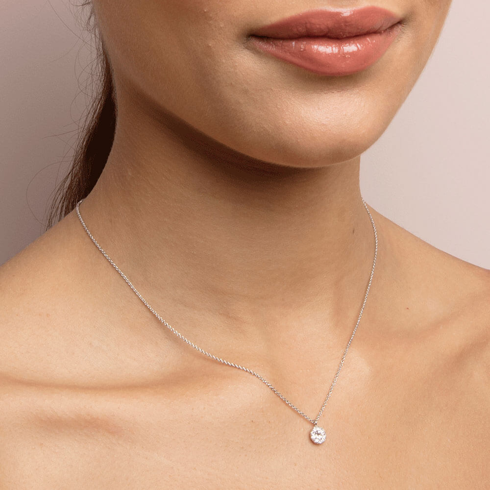 Lily and Rose Petite Miss Sofia necklace - Crystal (Silver)
