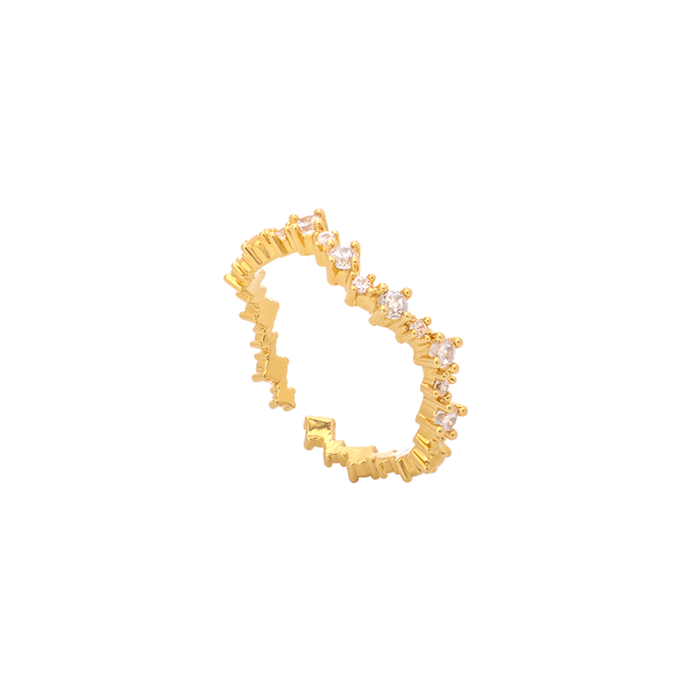 Lily and Rose Petite Capella Ring- Crystal (Gold)