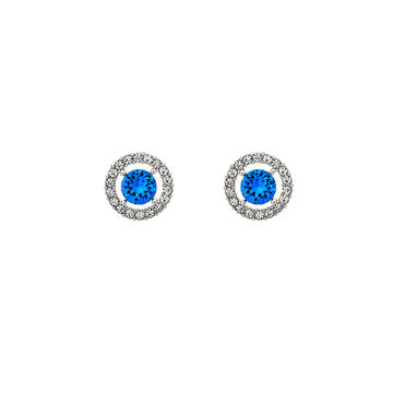 Lily and Rose Miss Miranda Earrings- Sapphire (Silver)