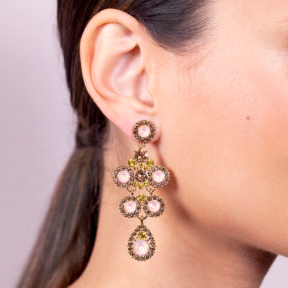 Lily and Rose Kate Earrings- Autumn rose
