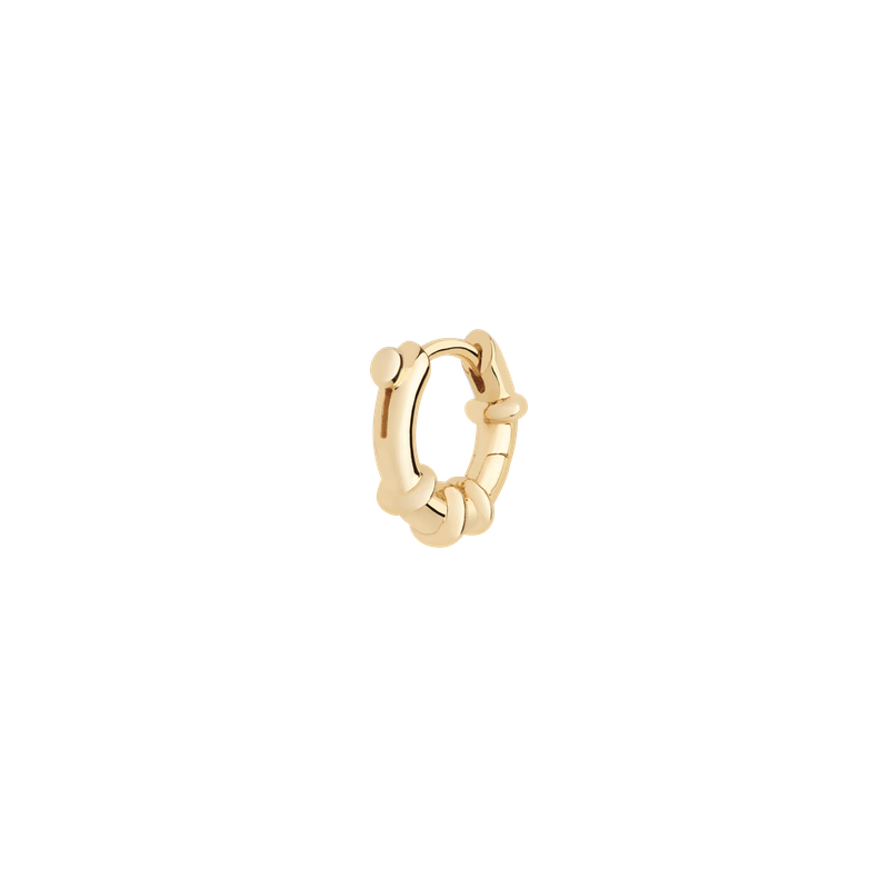 Maria Black Spring Huggie Gold HP