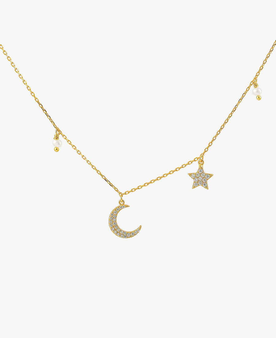 Hultquist Copenhagen Golden Cosmo Necklace