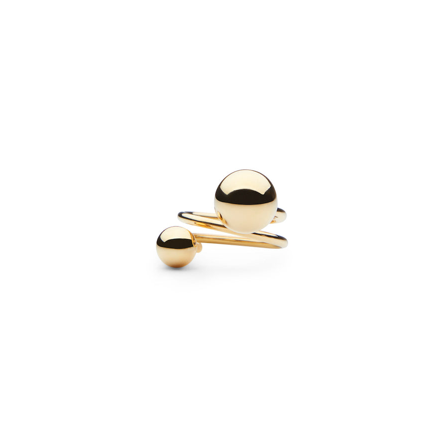 CU Jewellery Globe Big Ring Gold