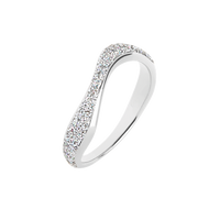 Maria Black Aura Opal Glitter Ring Silver