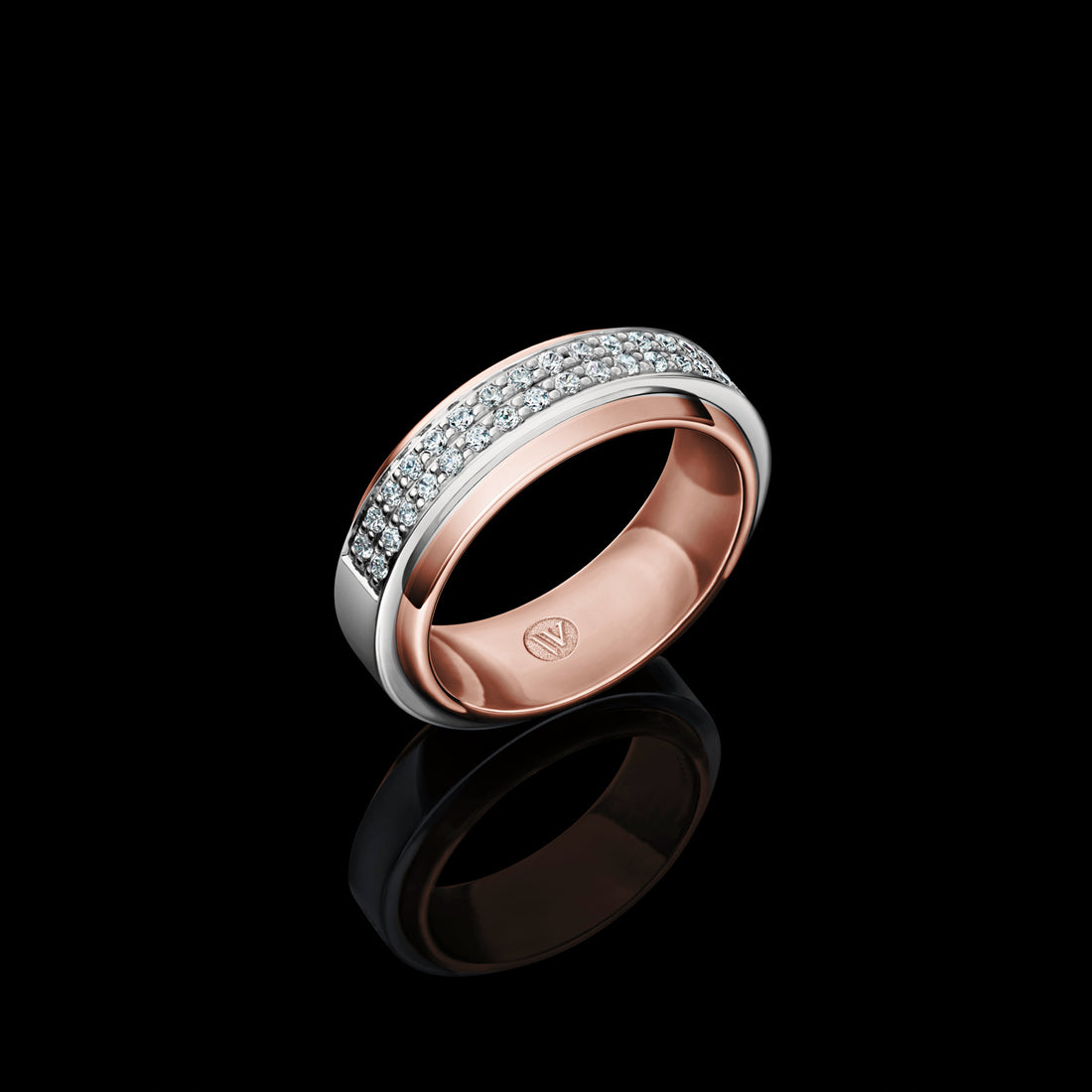Lars Wallin/Schalins Marry D 0,34 ct 18K Vit-/Roséguld