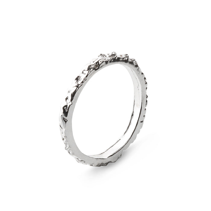 Emma Israelsson Thin Band Ring Silver