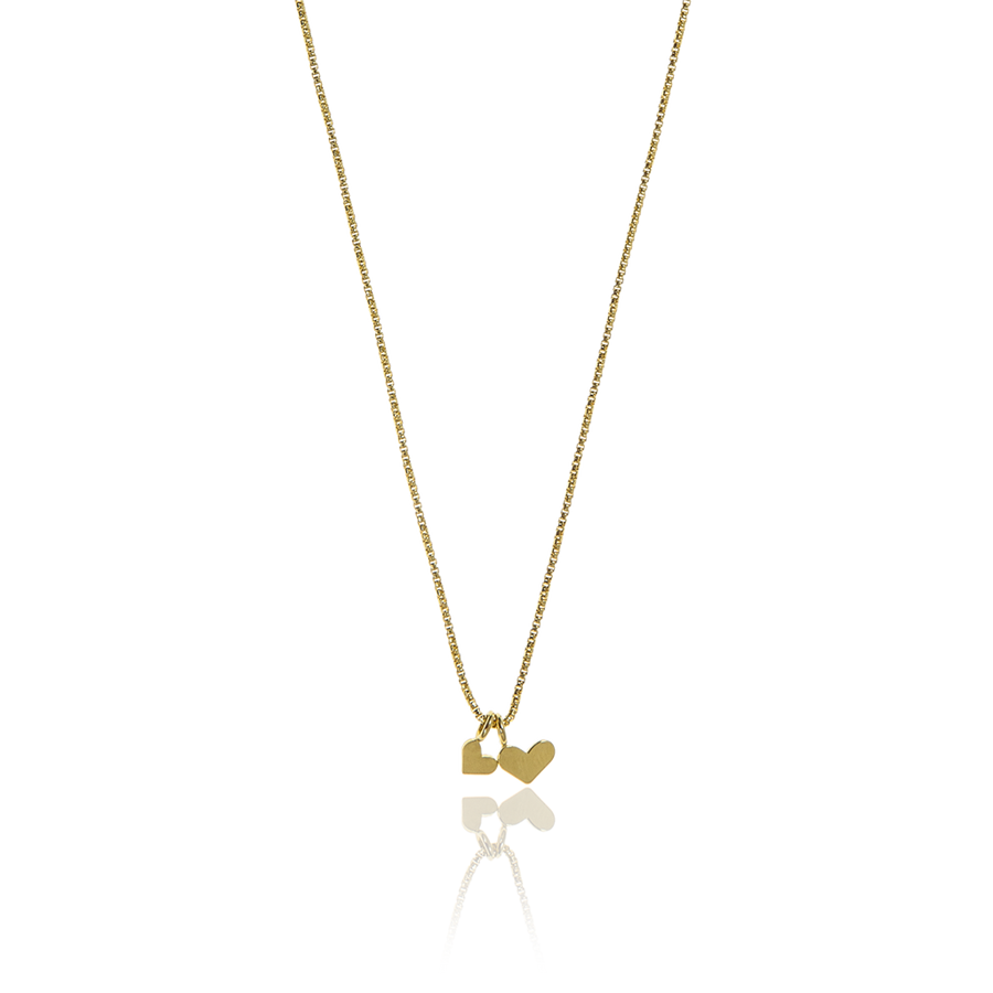 CU Jewellery Love pendant neck 42-47 guld